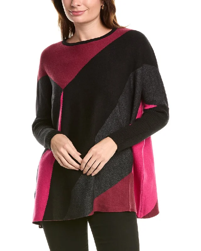 High-end Sense Joseph A. Poncho Sweater