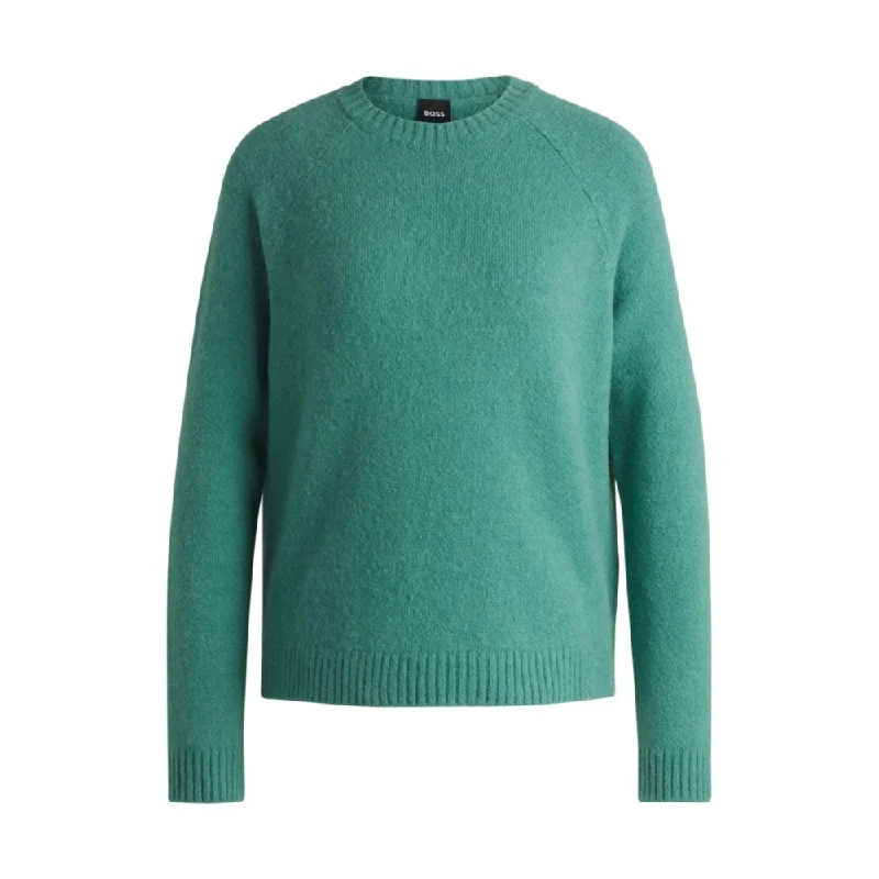 All-Day Comfort Crew-neck sweater in stretch fabric