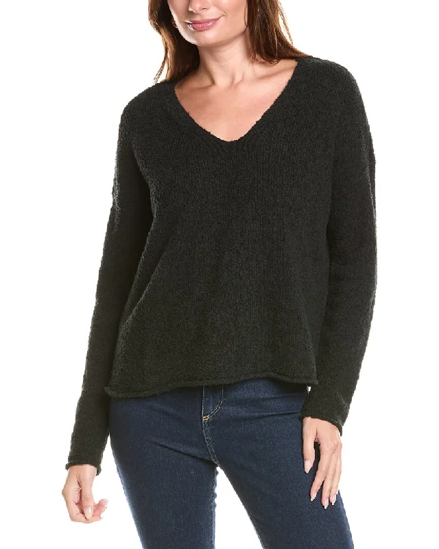 Chic Outfits EILEEN FISHER Boucle Cashmere-Blend Sweater