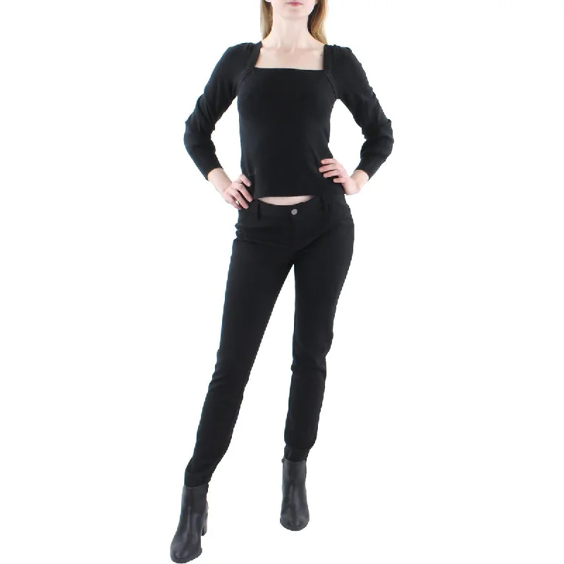Fashion Innovation Z Supply Womens Back Tie Ribbed Pullover Sweater