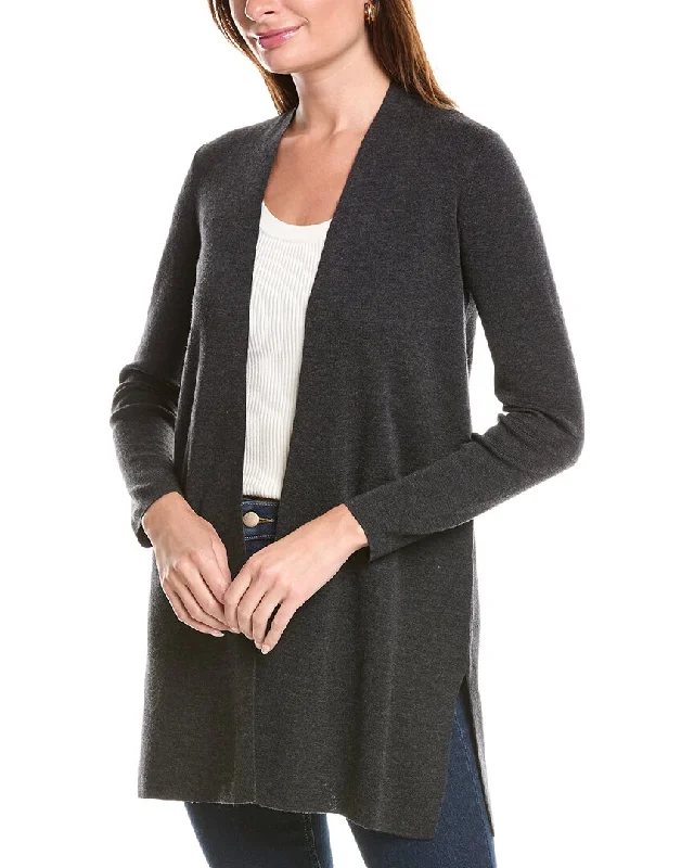 Elegant And Elegant EILEEN FISHER Long Wool Cardigan