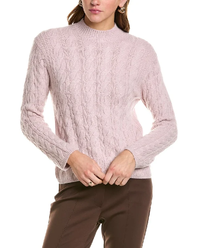 Chic Lounge Vince Twisted Cable Wool & Cashmere-Blend Sweater