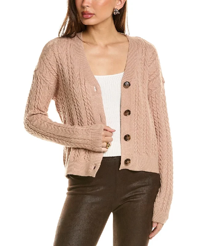 Cozy Vibes T Tahari Cable Cardigan
