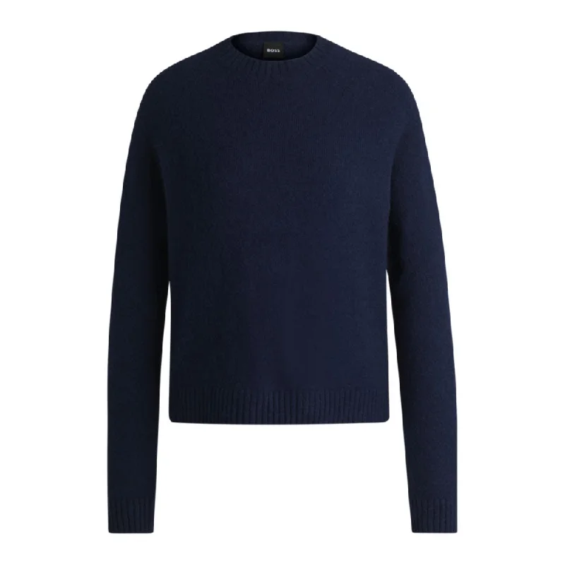 Comfortable Looks Crew-neck sweater in stretch fabric