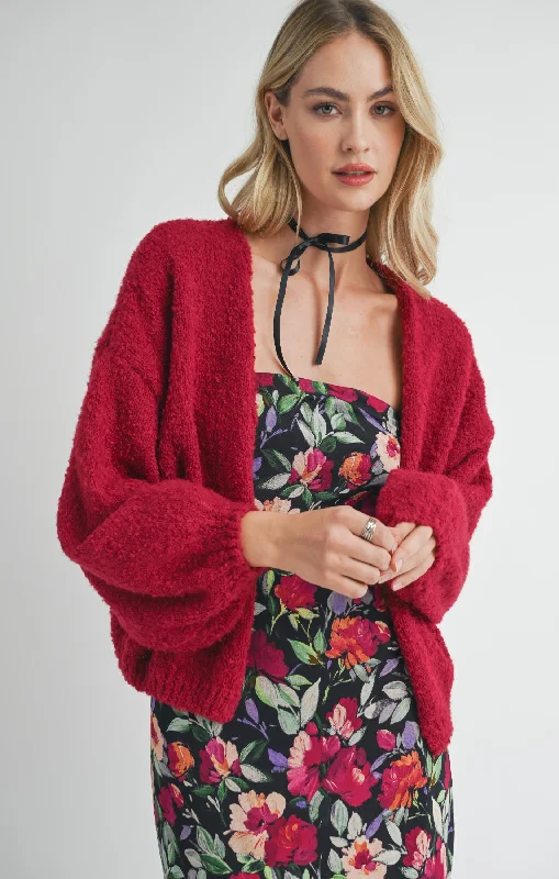 Fresh And Natural Marley Dolman Sleeve Sweater Cardi