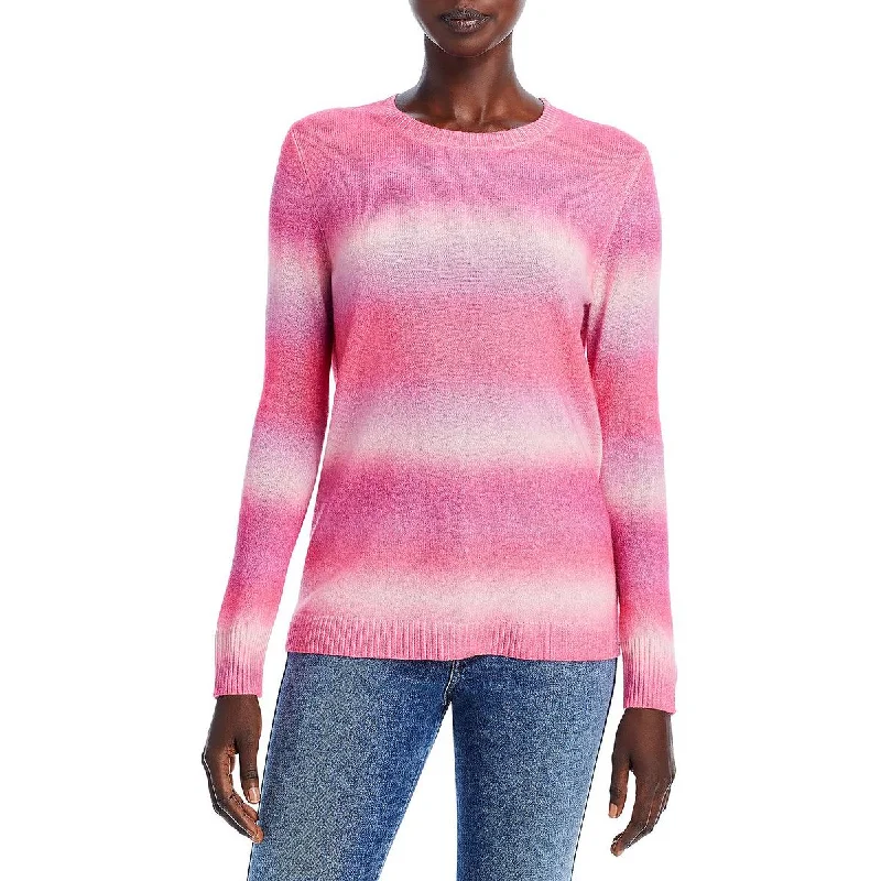 Noble Temperament Private Label Womens Cashmere Ombre Pullover Sweater