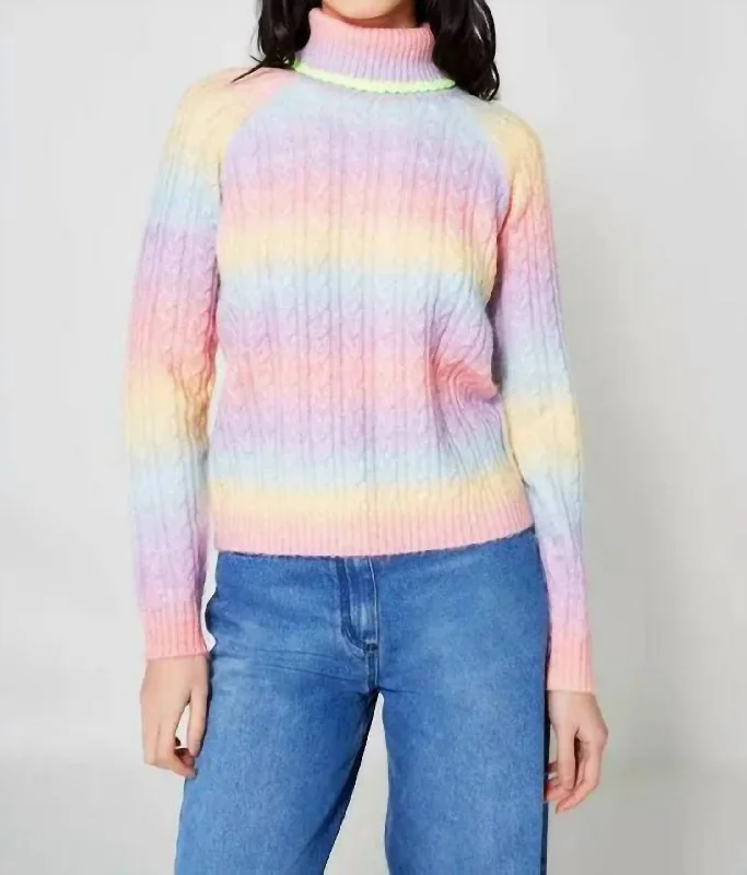 Rainbow Sweater In Pastel