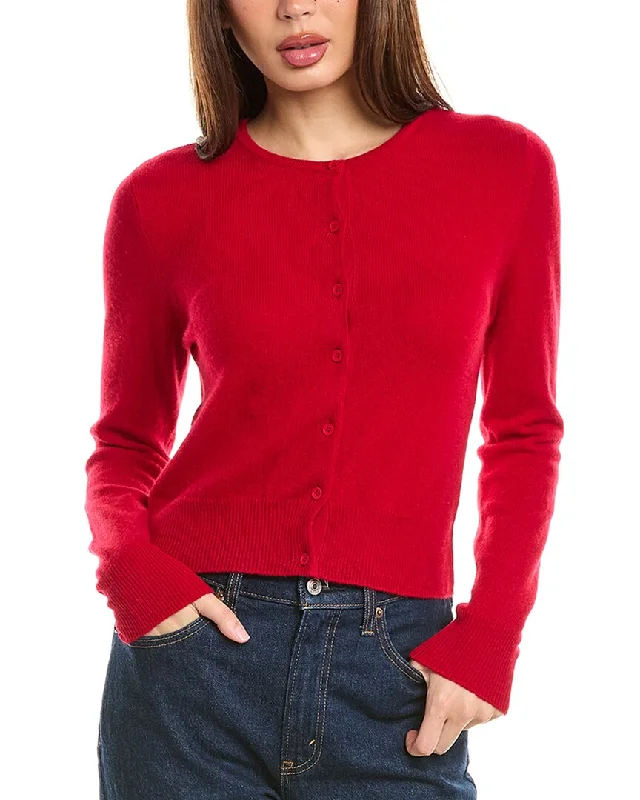Soft Touch Forte Cashmere Cropped Cashmere Cardigan