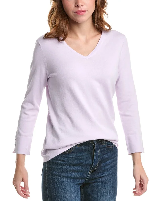 Comfy Layers Edinburgh Knitwear Classic V-Neck Sweater