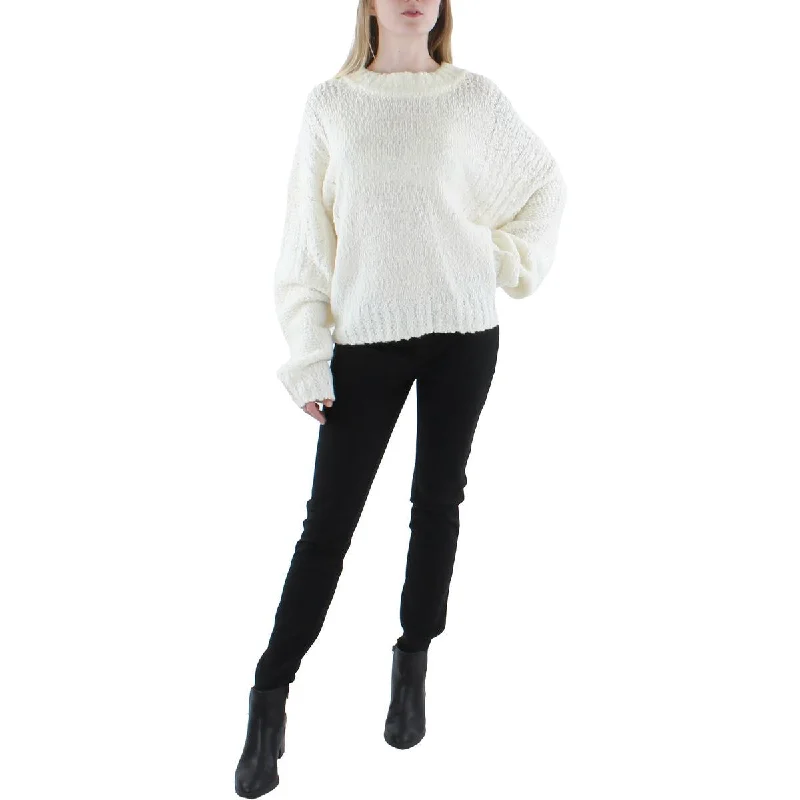 Comfortable Mind Joie Womens Textured Crewneck Pullover Sweater