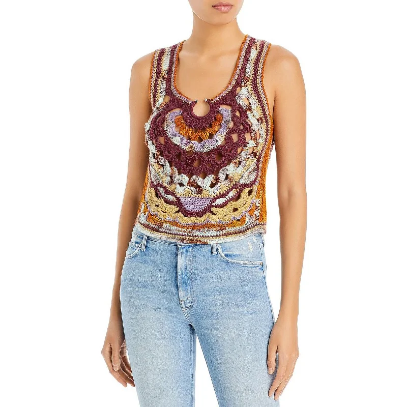 Fashion Concept Sea New York Womens Merino Wool Split Neck Sweater Vest