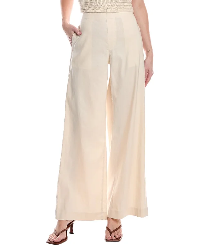 Fresh And Capable rag & bone Morgan Ivory Linen-Blend Pant Jean