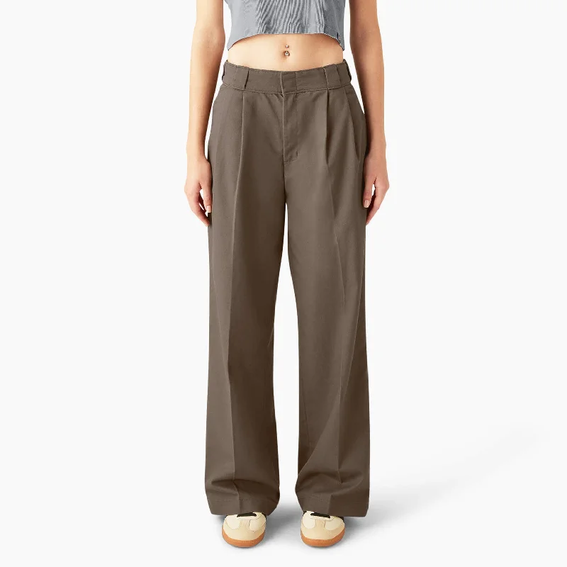 Fashion Design Women's Pleated Work Pants