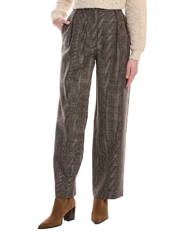 New Products rag & bone Francine Italian Plaid Wool Pant