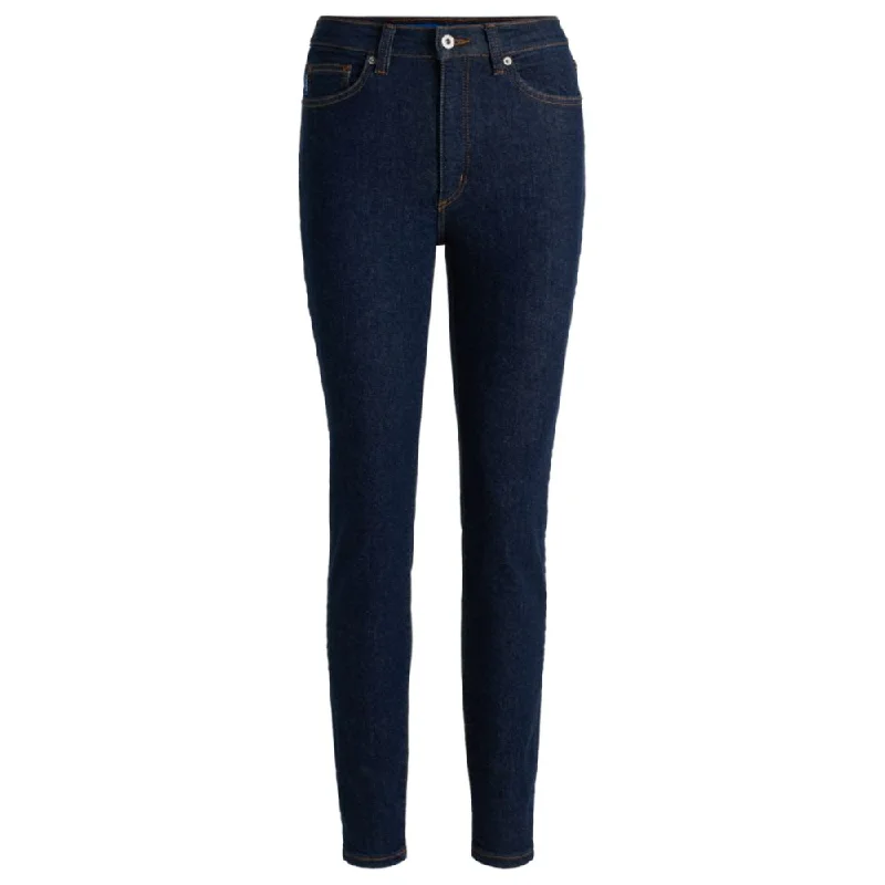 Autumn Selection Skinny-fit jeans in dark-blue stretch denim