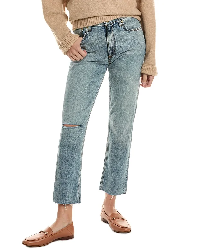 Personalized Design rag & bone Wren High-Rise Slim Straight Leg Jean
