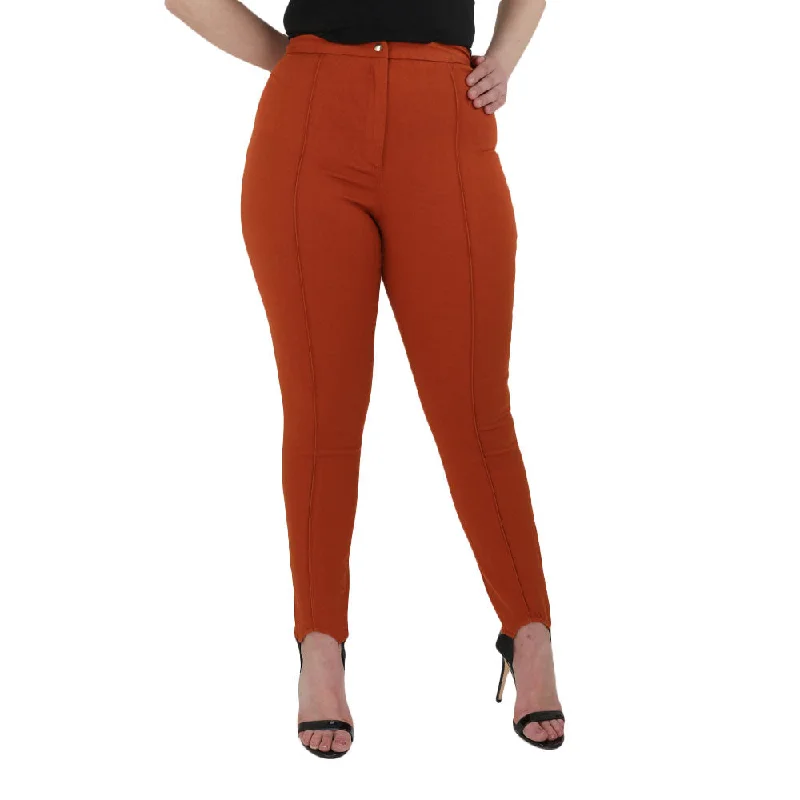 Effortless Elegance Women's Denim Pant,Brick