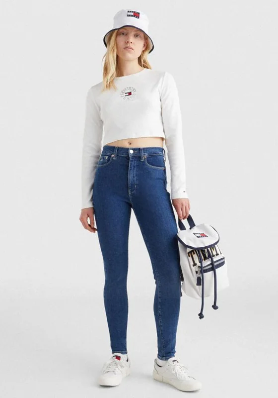 Weekend Style Tommy Jeans Women’s Sylvia Super Skinny Jeans, Denim Medium