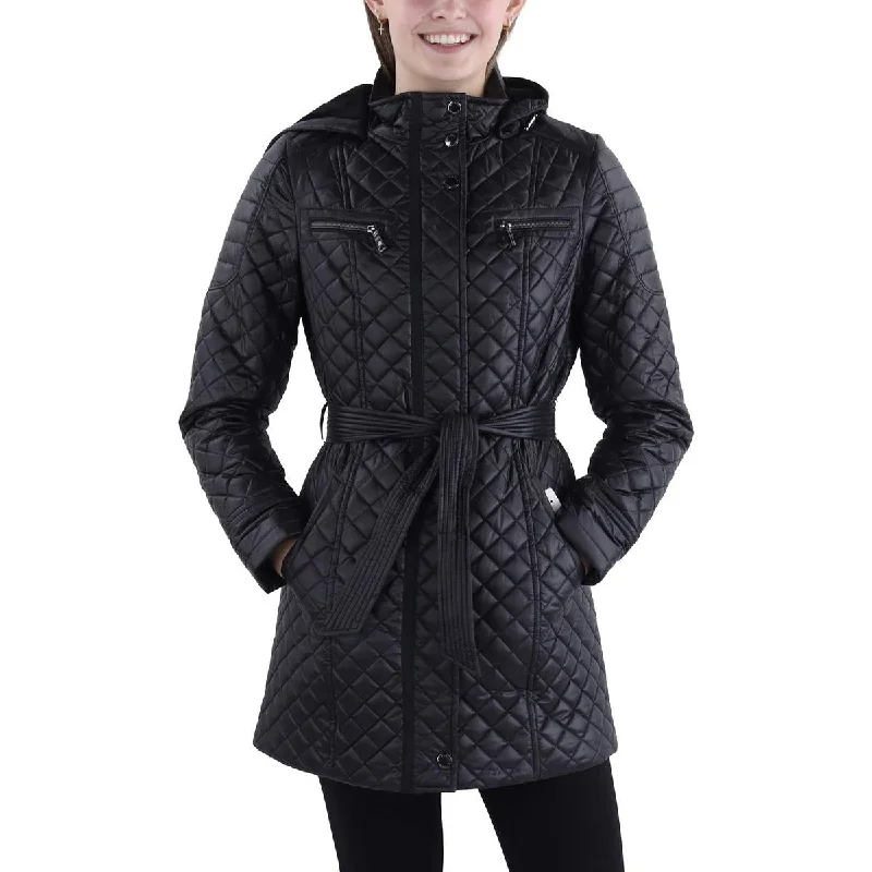 Low-key Luxury Laundry by Design Womens Faux Fur Hooded Puffer Jacket
