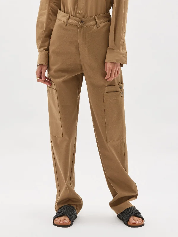 Comfy Pants gabardine slouch pant