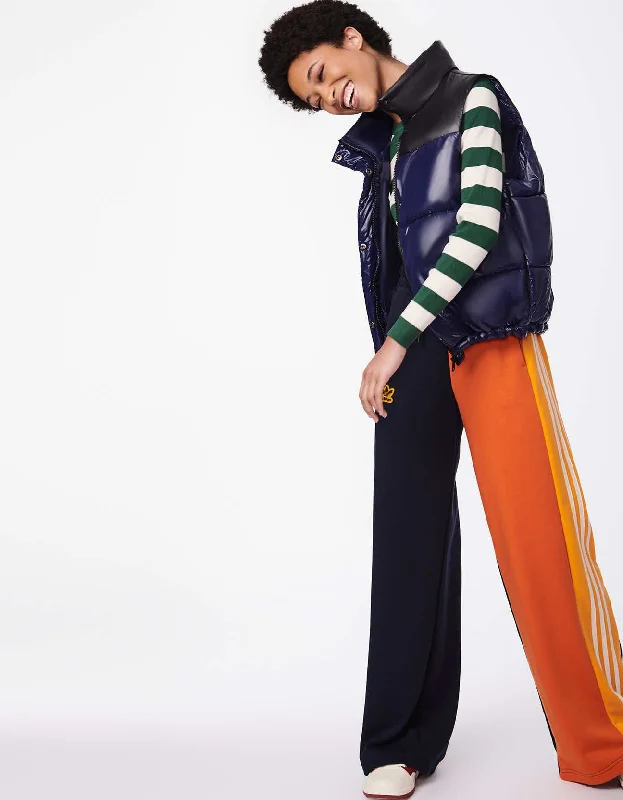 High-end Fabrics Colorblocking At Its Vest