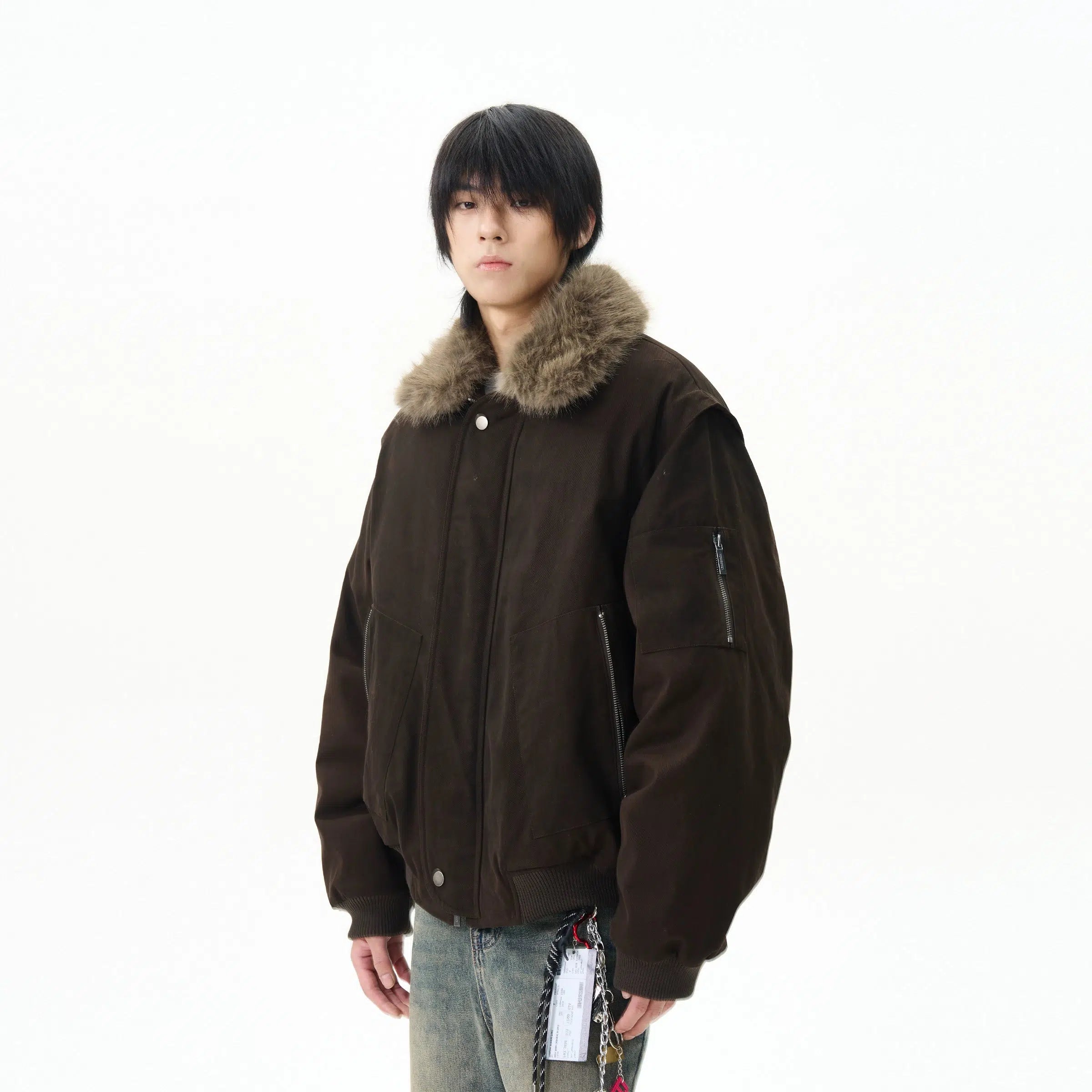 Dynamic Fashion Faux Fur Collar Down Jacket