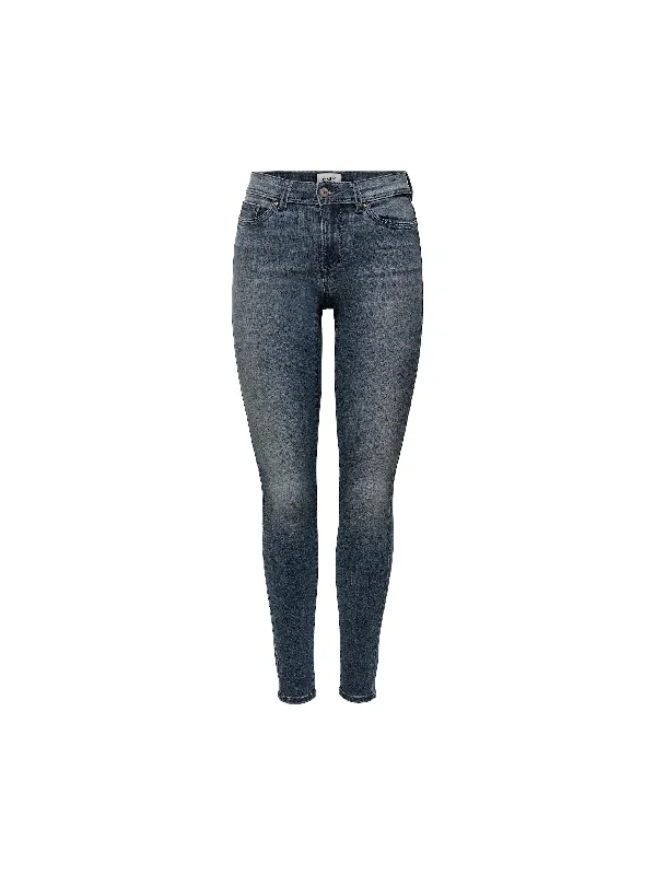 Summer Selection Women's Washed Skinny Jeans,Dark Blue