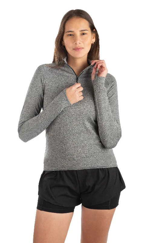 Cozy Essentials MicroTech™  Motion Pull Over Long sleeve Shirt