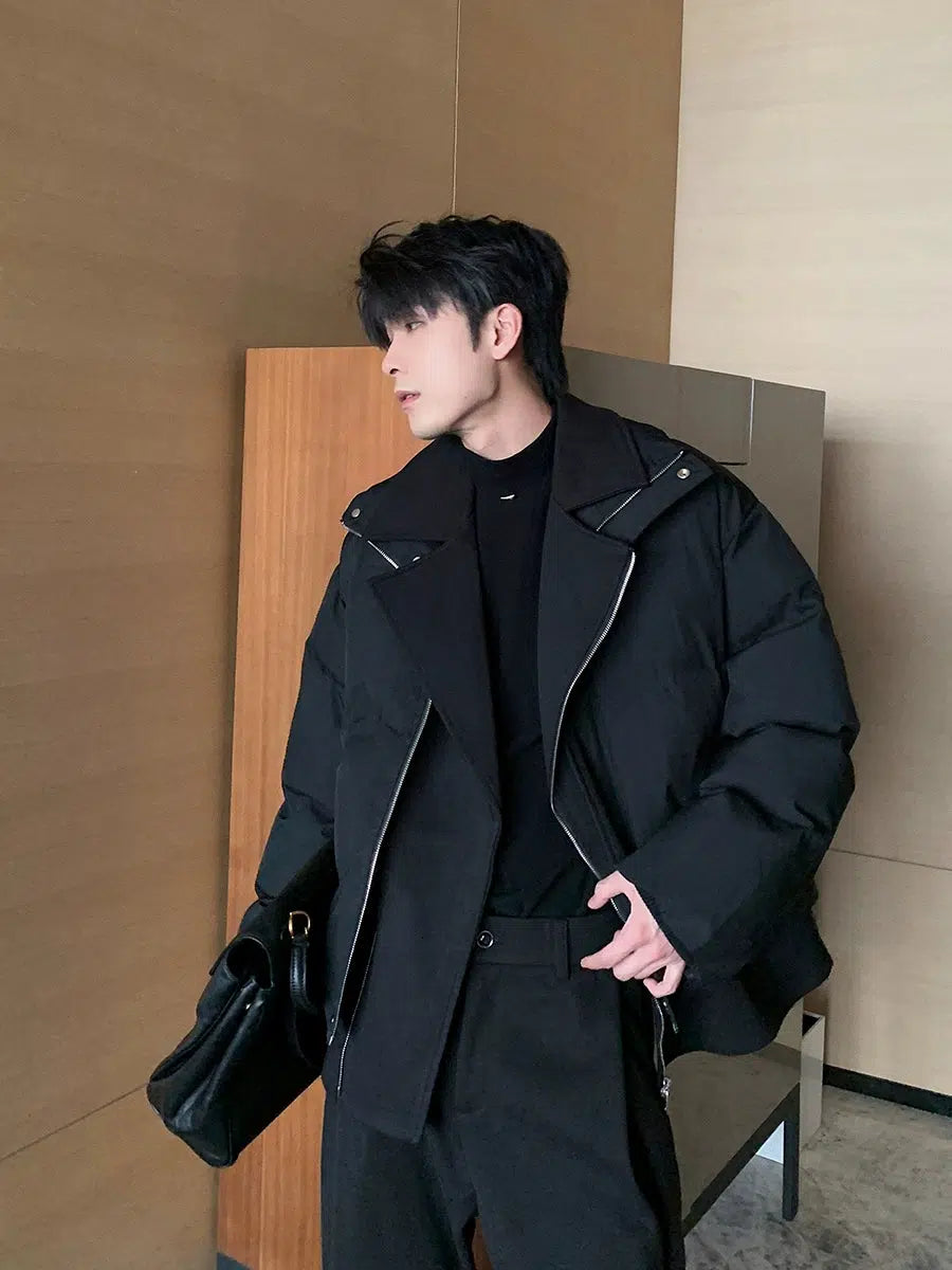 Modern Comfort Wear Zipper Closure Insulated Jacket