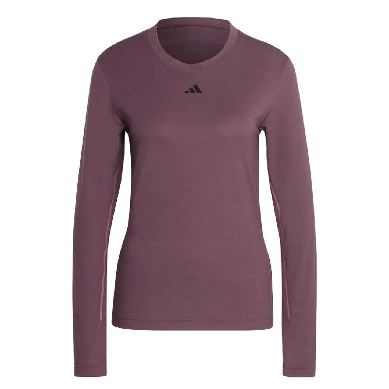 Versatile Casuals adidas - Women's Authentic Balance Yoga Studio Long Sleeve T-Shirt (HZ9077) Versatile Casuals adidas - Women's Authentic Balance Yoga Studio Long Sleeve T-Shirt (HZ9077)