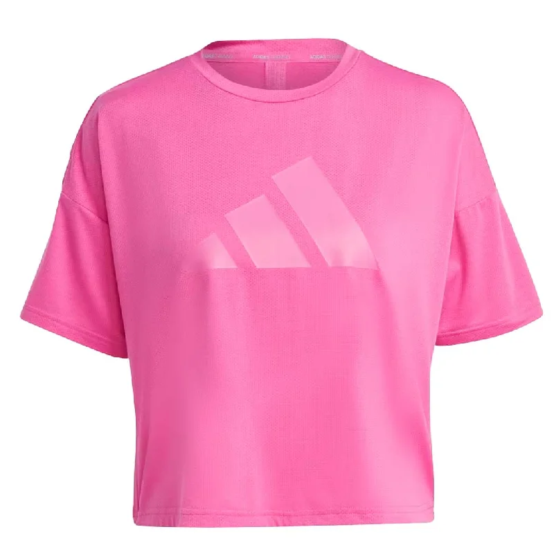 Carefree adidas - Women's Train Icon 3 Bar Logo T-Shirt (HS2345)