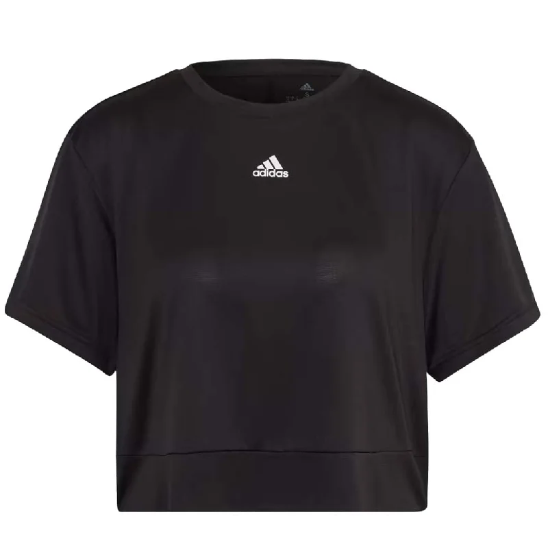 Loose Fit adidas - Women's Aeroready Studio Crop T-Shirt (HD8943)