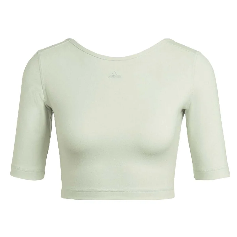 Simple Chic adidas - Women's Aeroready Studio Open-Back T-Shirt (HM7977)