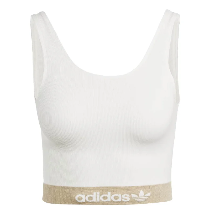Comfortable And Simple adidas - Women's Ribbed Modern Flex Brami Crop Top (GC3809)