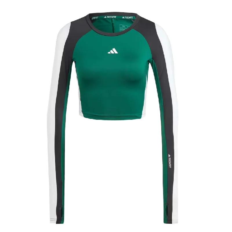 Stunning Fashion adidas - Women's Techfit Aeroready Long Sleeve T-Shirt (IK6152)