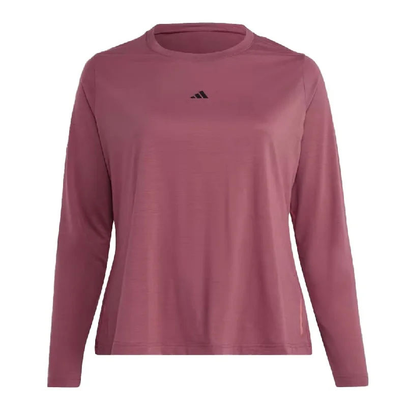 Fashionable In The Times adidas - Women's Yoga Long Sleeve T-Shirt (Plus Size) (HZ6323) Fashionable In The Times adidas - Women's Yoga Long Sleeve T-Shirt (Plus Size) (HZ6323)