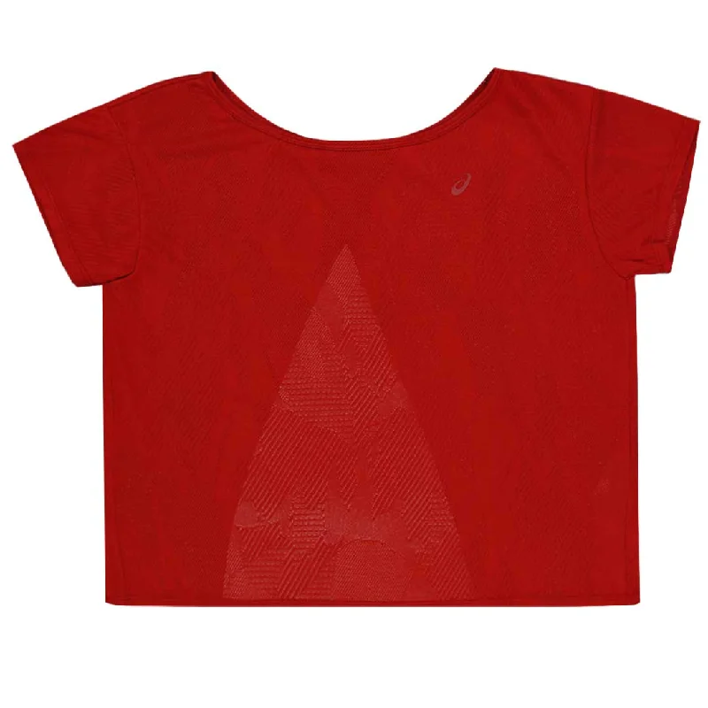 French Style Asics - Women's Movekoyo Jacquard Short Sleeve Top (2032C425 600)