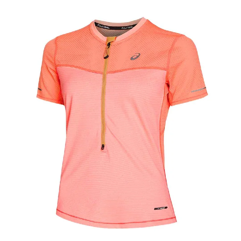 End Of The Year Asics - Women's Fujitrail Short Sleeve Top (2012C721 700)