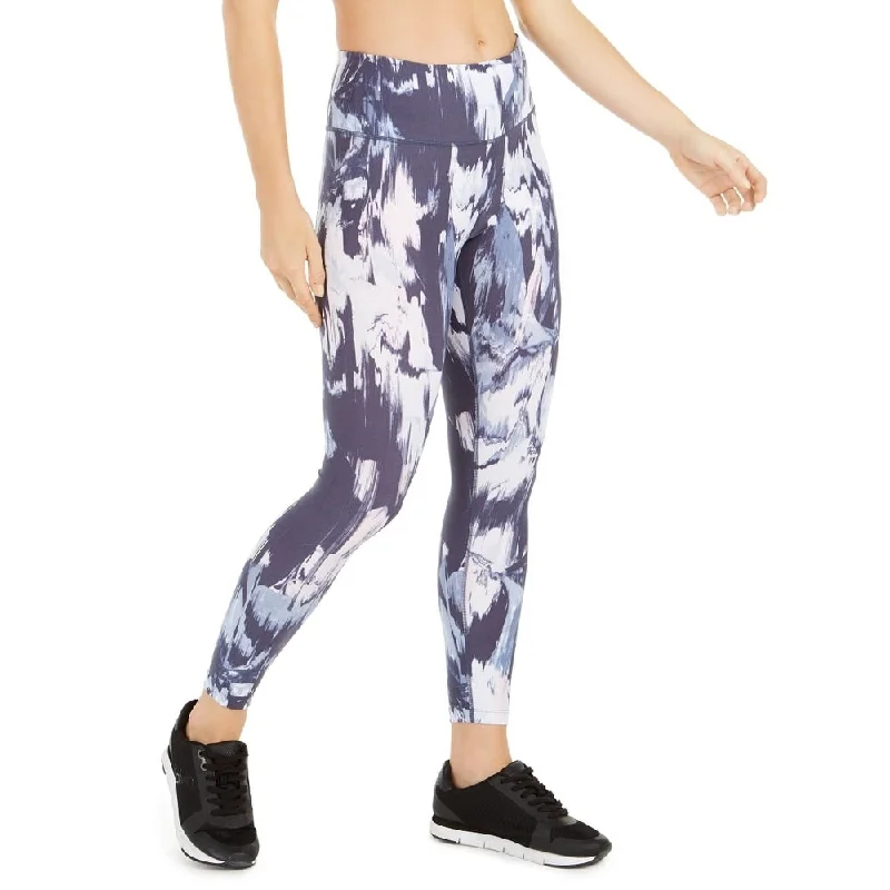 Wandering freely Calvin Klein Women's High Rise Fitness Athletic Leggings Blue Size XL
