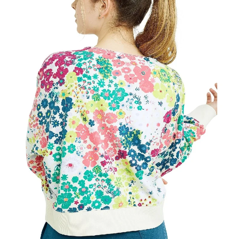 Body Design Champion Women's Campus Print Sweatshirt Brown Size Small