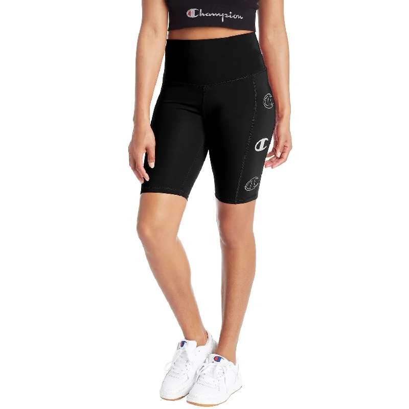 Cozy Chic Champion Women's Sport Bike Short Black Size X-Small - XS