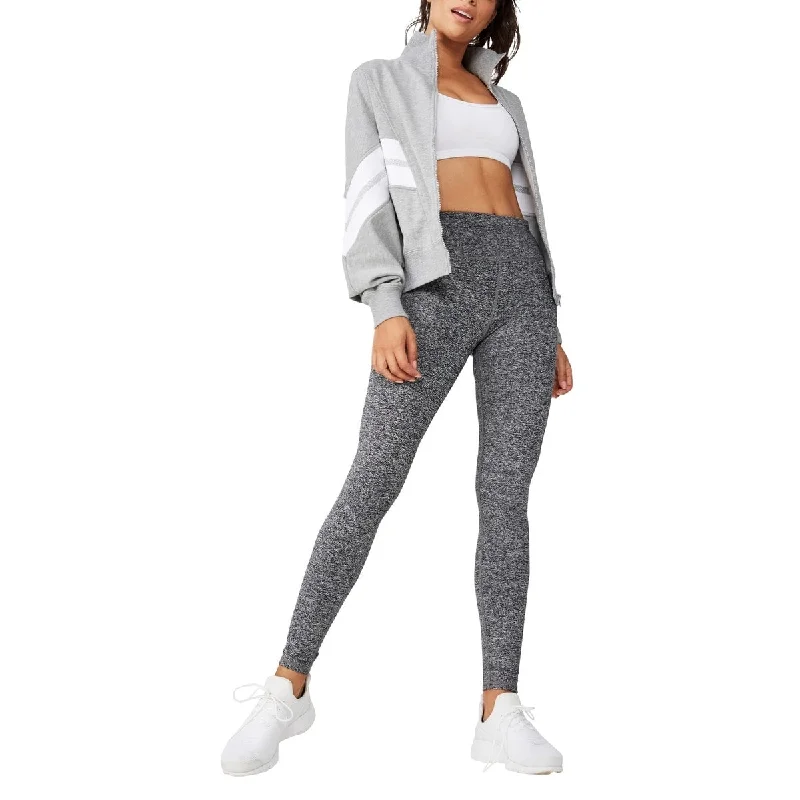 Soft Tops Cotton On Women's Active Core Full Length Tight Pants Gray Size S
