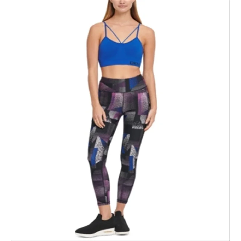 Modernism Dkny Sport Women's Low Impact Fitness Sports Bra Blue Size Xs