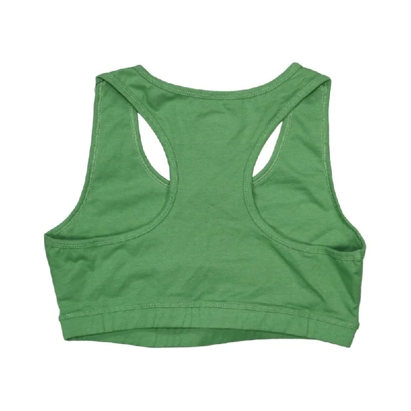 Cozy Apparel Fila Women's Bloom Logo Pullover Jersey Sports Bra Green Size 3X