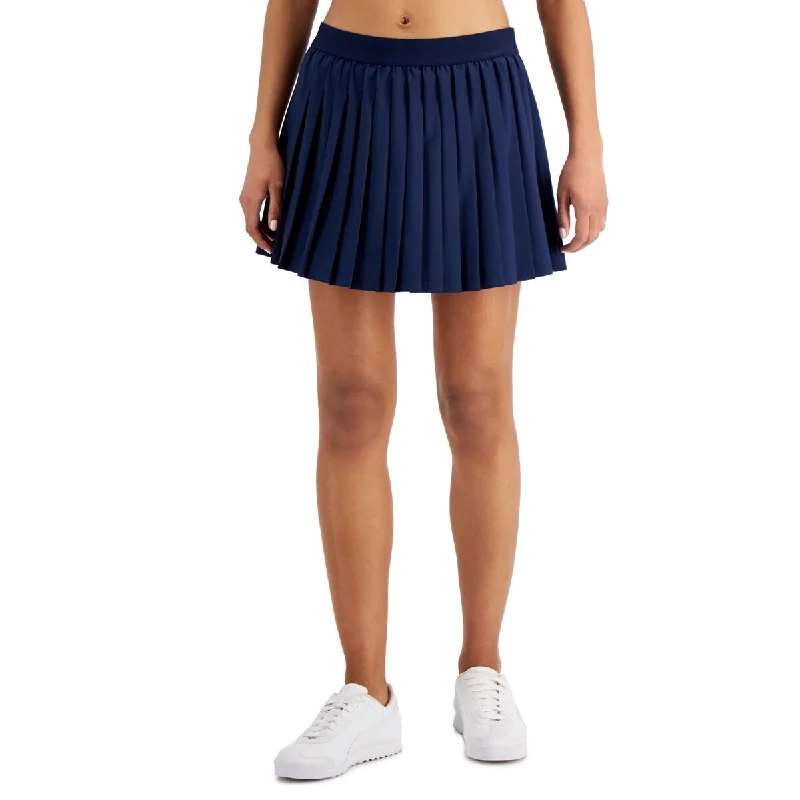 Fashion Elements ID Ideology Women's Active Solid Pleated Skort Blue Size XX-Large - XXL Fashion Elements ID Ideology Women's Active Solid Pleated Skort Blue Size XX-Large - XXL