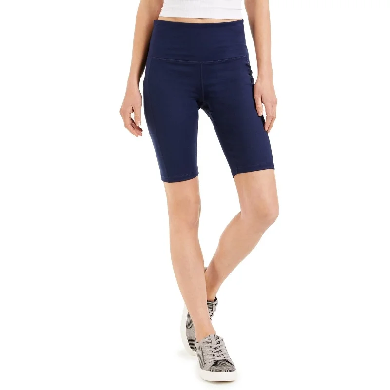Cozy Vibes ID Ideology Women's Compression High-Rise 10 Bike Shorts Blue Size Medium Cozy Vibes ID Ideology Women's Compression High-Rise 10 Bike Shorts Blue Size Medium
