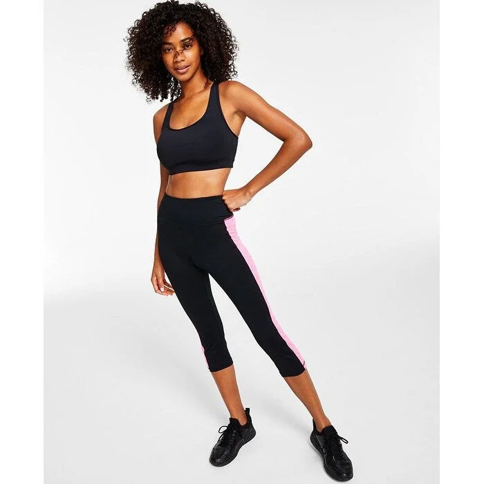 Weekend Wear ID Ideology Women's Essentials Colorblocked Cropped Leggings Blue - M