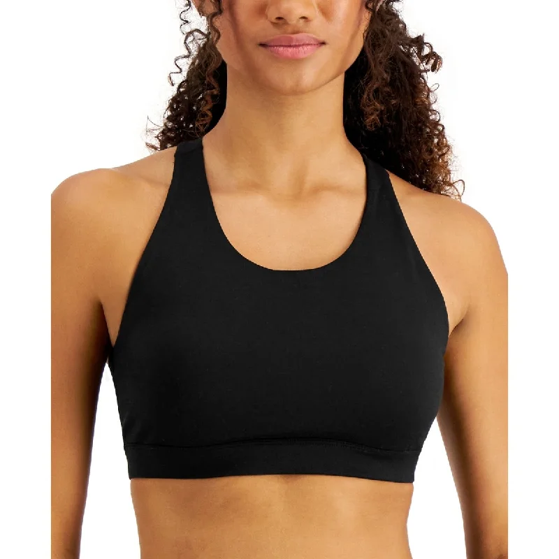 Leisure Travel ID Ideology Women's Essentials Sweat Set Low Impact Sports Bra Black - L Leisure Travel ID Ideology Women's Essentials Sweat Set Low Impact Sports Bra Black - L