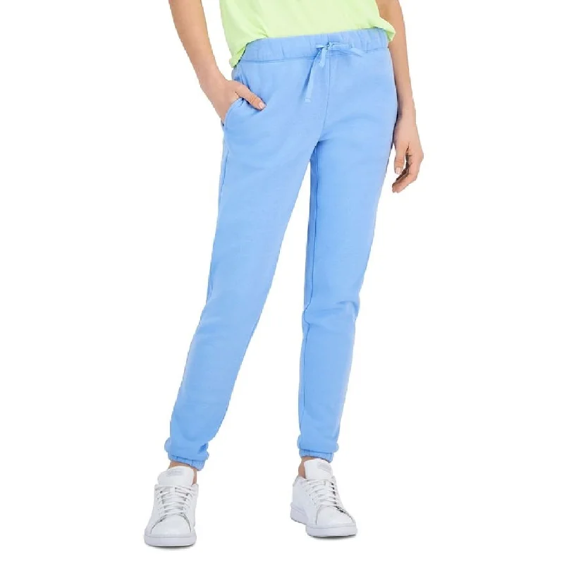 European And American Style ID Ideology Women's Fleece Joggers Blue