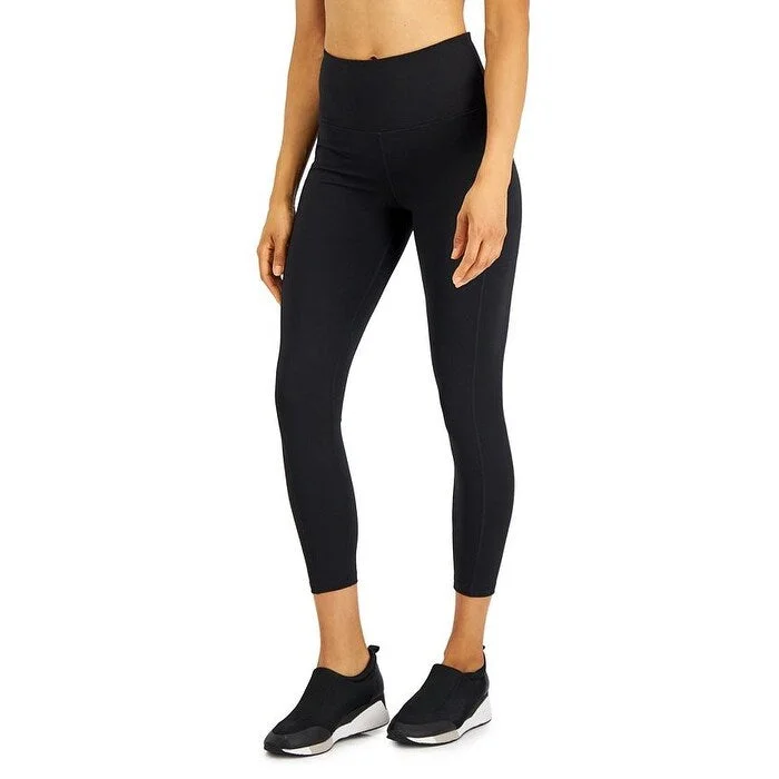 Design Perception ID Ideology Women's Soft Side Pocket 7/8 Leggings Black Size X-Small - XS Design Perception ID Ideology Women's Soft Side Pocket 7/8 Leggings Black Size X-Small - XS